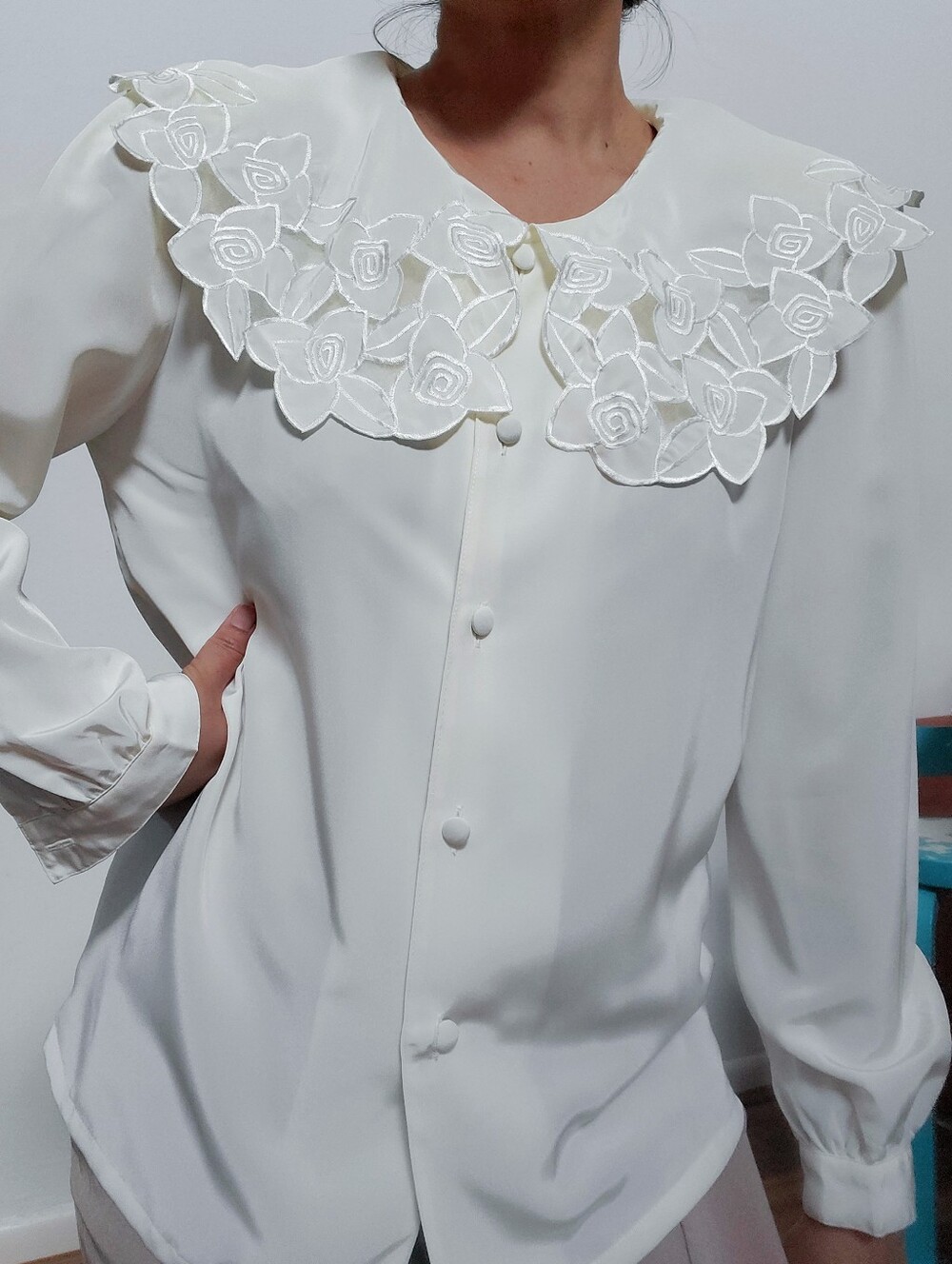 Vintage Collaed Blouse